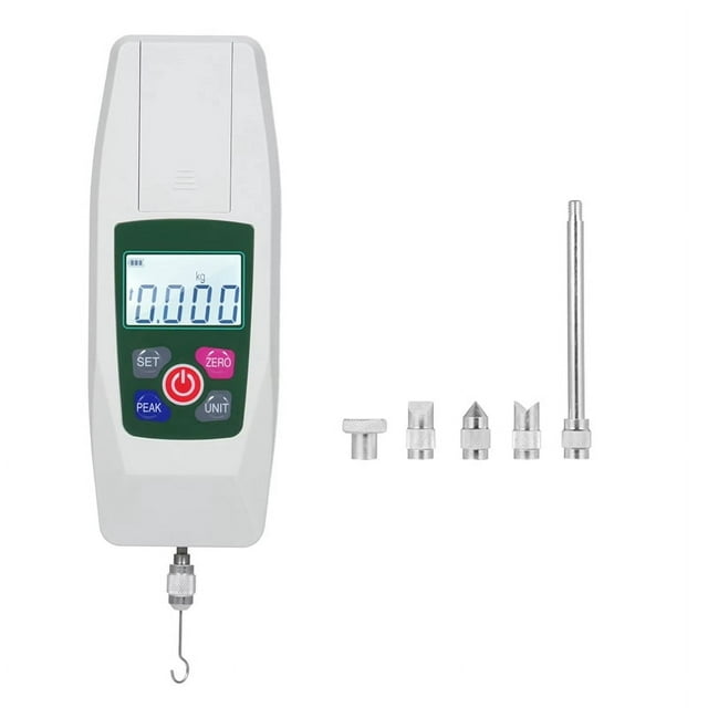 Medidor de Fuerza Digital, Medidor de Empuje y TraccióN, Mini DinamóMetro, N Kg, Lb Oz, 500 N/50 Kg/110 Lb/1800 Oz, PrecisióN del 1 %