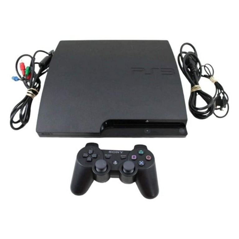 Sony Playstation 3 Slim Console 160GB, Used System with Cords and