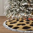 thumbnail image 1 of Falda de Árbol de Navidad GHYGTY Estampado Animal Leopardo 122 cm, 1 of 4