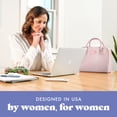 thumbnail image 7 of Fit + Fresh Bloomington Womens Lunch Bag, Insulated Lunch Box With Containers, Mauve, 7 of 7