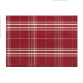 thumbnail image 1 of Holiday Time Plaid placemat, 1 of 4