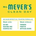 thumbnail image 5 of Mrs. Meyer's Clean Day Scented Soy Candle, Large, Honeysuckle Scent, 7.2  fl oz Candle, 5 of 8