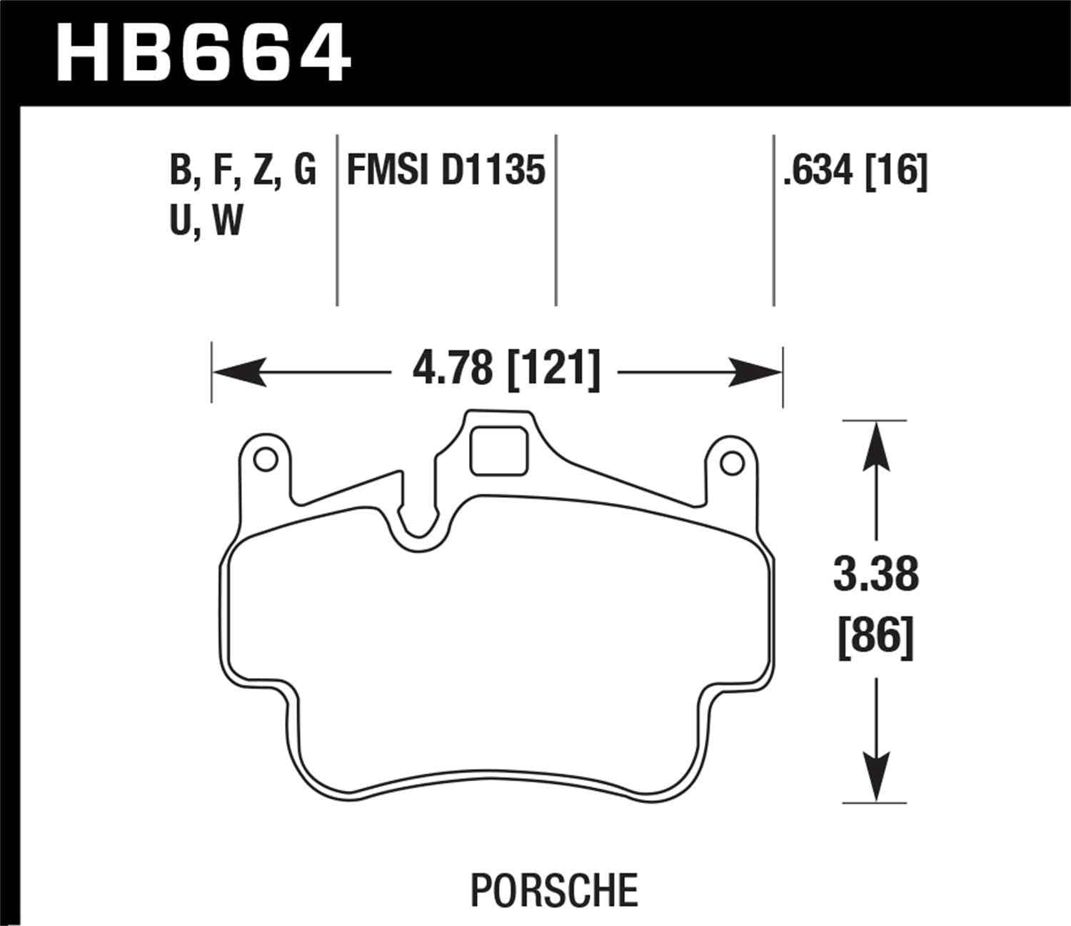 Hawk 05-08 Porsche 911 Carrera / 08 Boxster / 07-08 Cayman Front DTC-60 Brake Pads Fits select: 2006 PORSCHE 911 CARRERA S CABRIOLET, 2007 PORSCHE 911 NEW GENERATION CARRERA S