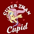 thumbnail image 2 of Women's My Little Pony: Friendship is Magic Cuter Than Cupid  Graphic Tee Red X Large, 2 of 4