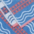 thumbnail image 3 of Mainstays Wavy Stripe Blue Eyes Beach Towel, Size 72" x 36", 3 of 6