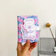 thumbnail image 1 of KUIZAP Little Bear Wallet Cartoon Women's Short Wallet Button 30% PU Card Bag(style E), 1 of 6