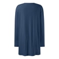 thumbnail image 3 of Kureaily Womens Elegant Pockets Cardigan Cover Up Casual Mid Long Length Tops Womens Lightweight Cardigan, 3 of 3