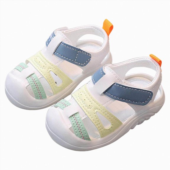 Ymyiu Kids Sandals Kid Sandals Boys Girls Outdoor Beach Summer Breathless Toddler Shoes Size 6.5(Beige, Toddler 6.5)