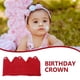 thumbnail image 5 of KAKOWELY Gorro de corona de punto, gorro de corona para bebé, gorro de corona de cumpleaños, gorro de corona de fiesta, gorro de corona decorativo., 5 of 5