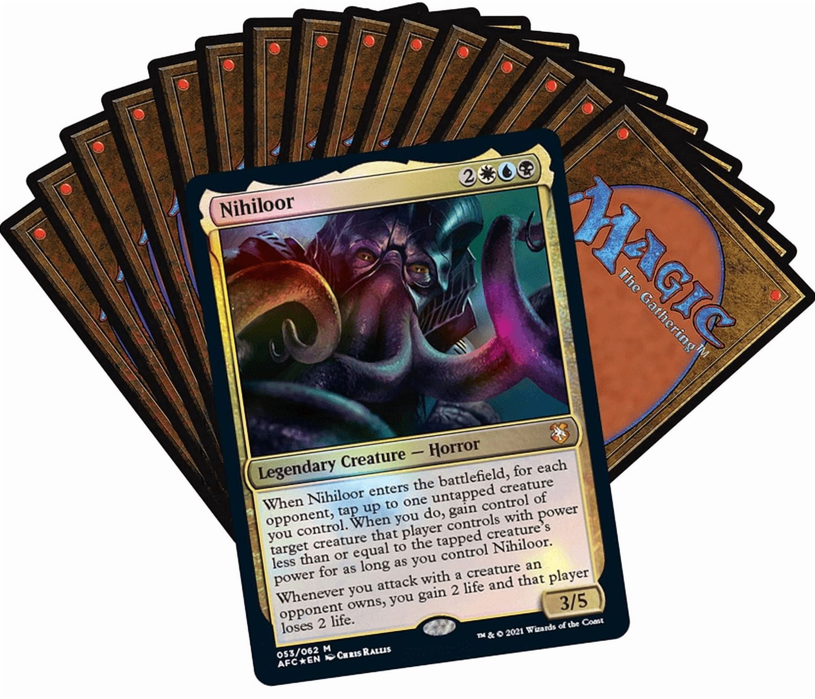 Magic: The Gathering Adventures in The Forgotten Realms Commander Deck – Dungeons of Death (White-Blue-Black)