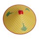 thumbnail image 1 of Sombrero cónico asiático jinwen Tejido de bambú de imitación Patrón de hoja 42cm, 1 of 8