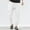 White, variant on YLSDY Fashion Men's Casual Cargo Jogger Pants with Elastic Waistband Drawstring Cotton Linen Sports Pants with Pockets Black S