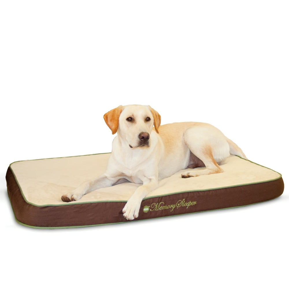 K&H Pet Products Memory Sleeper Dog Bed, Large, Mocha - Walmart.com