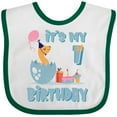 thumbnail image 3 of Inktastic Hatching Dinosaur 1st Birthday Boys or Girls Baby Bib, 3 of 4