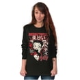thumbnail image 4 of Kanji Style Betty Boop Beautiful Women's Long Sleeve T Shirt Brisco Brands M, 4 of 6