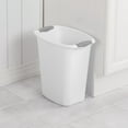 thumbnail image 5 of Sterilite Plastic 3 Gal. Wastebasket, White, Adult, 5 of 8