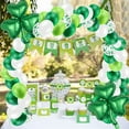 St. Patrick's Day Shamrock Balloons Arch Garland Kit Lucky Irish