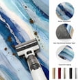 thumbnail image 5 of Large Area Rugs 5'x8', Navy Blue Coastal Beach Carpet Runner Indoor Outdoor Rugs Home Decor Aesthetic, Summer Nautical Abstract Ombre Art Non Slip Mats Washable Accent Rug for Living Room Bedroom, 5 of 8