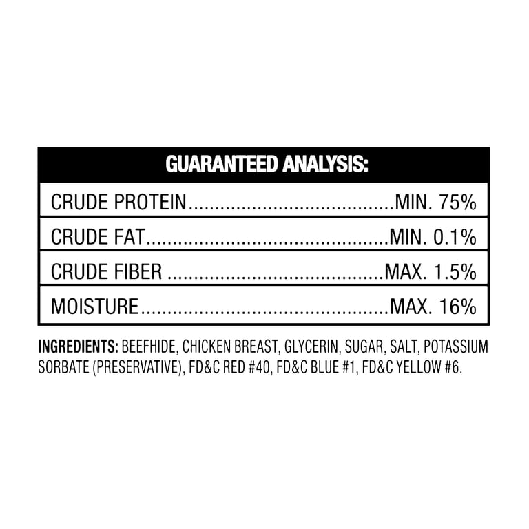 Ol' Roy Beef Hide Twist Sticks with Chicken Flavor, 25 Count photo 8