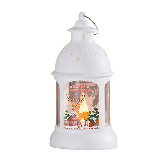 Hibiscsu Christmas Snow Globe Lights, Retro Wind Lights, Shop Window Decorations, Children's Christmas Small Gifts, Scene Decorations, Props