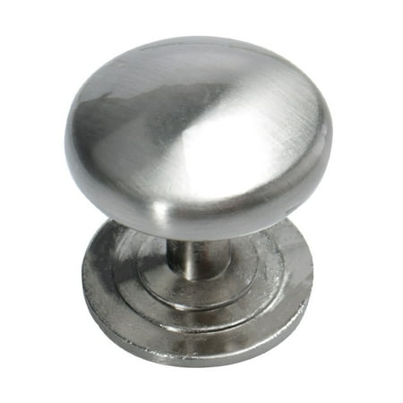 Gold Knobs For Dresser Zinc Alloy Knobs 26mm Round Wardrobe Dresser Knobs Pull Handle for Home Office Hotel Cupboard Cabinet Silver Tone ()