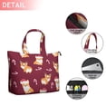 thumbnail image 2 of Christmas Corgi Travel Tote Bags for Women Carry On,Large Weekender Bags for Women Travel,Multi Functional Duffle Bag for Work,Shopping,Sports, 2 of 5