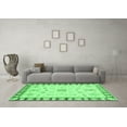 thumbnail image 3 of Ahgly Company Indoor Square Oriental Emerald Green Traditional Area Rugs, 8' Square, 3 of 4
