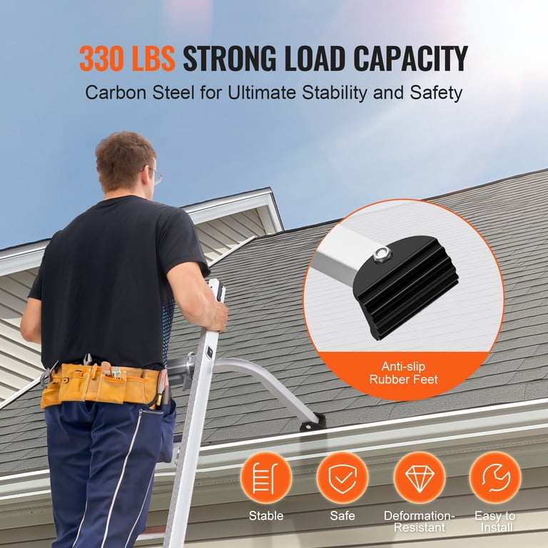 KFFKFF Extendable Ladder Stabilizer with U-Lock Clip photo 6