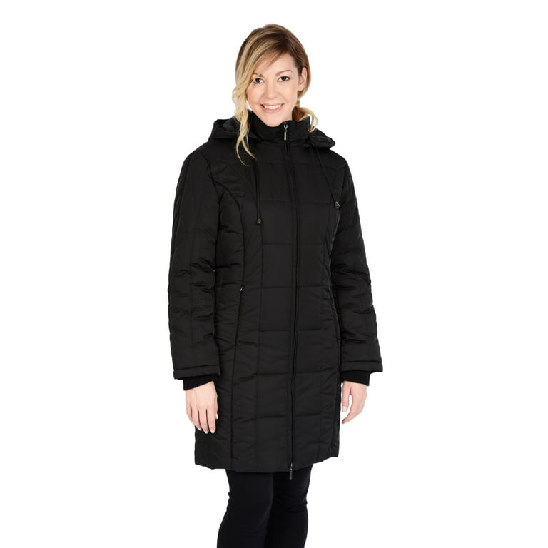 EXcelled Women s Stitch Puffer Jacket Walmart