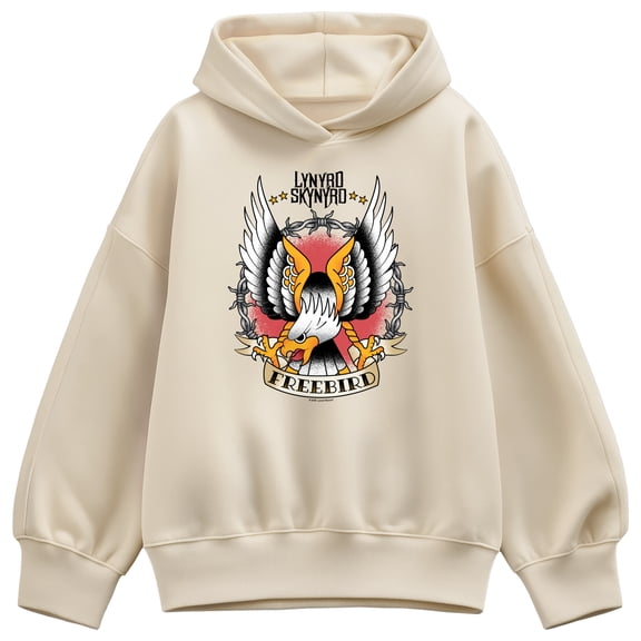 Lynyrd Skynyrd - Freebird Flash - Women's Oversized Fleece Hoodie Sweatshirt