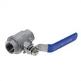 thumbnail image 4 of Female Stainless Steel SS304 2P Full Port Ball Valve With Vinyl Handle Thread Valves,Max 1000psi ON-OFF Plumbing Supply ,Easy to Install, 4 of 6