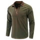 thumbnail image 3 of Blusa y camisa de manga larga con cuello vuelto para hombre, blusa informal de moda con cuello vuelto y manga larga, blusa transpirable, blusa para hombre, 3 of 6