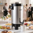 thumbnail image 3 of YKITRDA Commercial Coffee Urn 40 Cup (203oz), Quick Brew Hot Coffee Dispenser with Reusable Filter, No-Drip Spout & Keep Warm Function for Catering & Events, 3 of 11