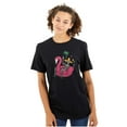 thumbnail image 3 of Funny Skeleton Flamingo Floatie Men's Graphic T Shirt Tees Brisco Brands S, 3 of 6