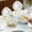 White, variant on HongHeng Clearance Under $2.00 Household Spit Bones Plates Dining Table Garbage Bones Plates for Fruit Snacks Dried Fruit Snack Plates Lights Luxurys Desktop Small Dishs Plates