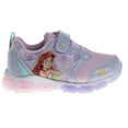 thumbnail image 3 of Disney The Little Mermaid Girls Hook And Loop Light Up Fashion Sneakers. (Toddler Little Kids)Pink, Size: 12, 3 of 6