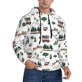 thumbnail image 2 of Xecao Camping Caravan 2 Pattern Men's Adult Pullover Hoodie,Hooded Sweatshirt-3X-Large, 2 of 7