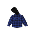 thumbnail image 2 of Infant Plaid Pattern Shirts Baby Boys Blouse Long Sleeve Single-breasted Tops Pocket Autumn Winter Baby Boy Shirt Blouse, 2 of 6