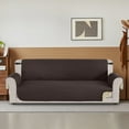 thumbnail image 4 of Sanmadrola 100% Waterproof Sofa Cover Anti Slip Couch Cover Machine Washable Slipcover Leakproof Furniture Protector for Dogs Kids Pets, Chocolate, Chair, 4 of 9