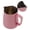 Pink, variant on Rupoun Black 14.2oz/420ml Stainless Steel Milk Frothing Pitcher Espresso Steaming Cup