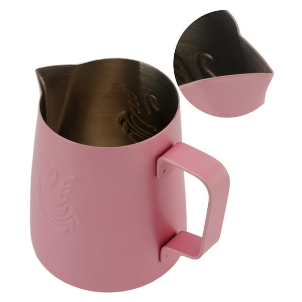 Lanzadora De Espuma Con Leche De Acero Inoxidable, 420 Ml De Café Con Leche Café Jarra De Café Con Pico De Pico De águila Adecuada Para Pastel De Té De Café Helado De Azúcar