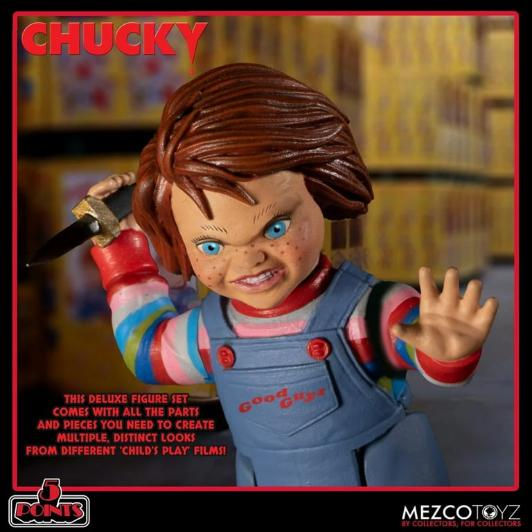 CHUCKY DELUXE EDITION フィギュア Mezco Toyz Child's Play Chucky Deluxe Action Figure Set