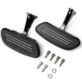 thumbnail image 1 of KapscoMoto Planches de Sol Arrière Noires Style Simplificateur à Pied Rabattable Compatible avec Harley Davidson Ultra Limitée 2014-2019 - FLHTK, 1 of 4