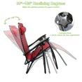thumbnail image 5 of Geniqua 2X Zero Gravity Chairs Folding Recliner Yard Outdoor Beach Patio Lounge [Red], 5 of 8