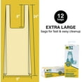 thumbnail image 2 of Pet Zone Universal No-Touch Cat Litter Bags, Kitty Litter Bags & Waste Bags 12 Pack Waste Bags, 2 of 5
