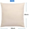 thumbnail image 2 of Red Signs Decorative Cotton Linen Throw Pillow Cases Best Gifts for Home Office Decor Words Lettering Cushion Covers Standard 18x18 Inches Pillowcase (Minimum Wage), 2 of 4