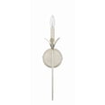 thumbnail image 5 of Crystorama Broche 1 Light Antique Silver Wall Mount - 6"W x 21"H x 7.25"D, 5 of 11