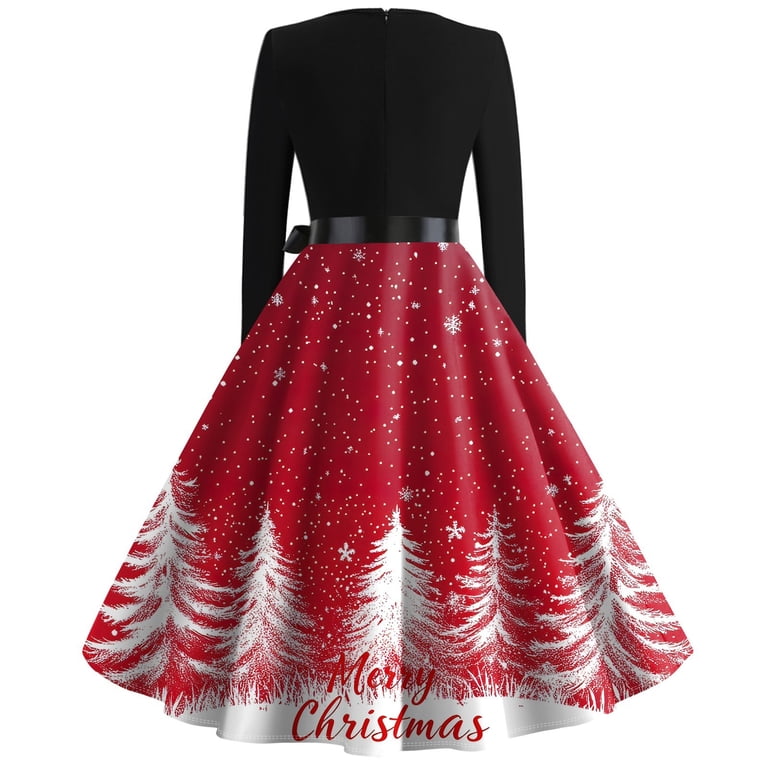 white christmas dresses Flirty & Flare Red Dress – Ellaé Lisqué