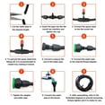 thumbnail image 3 of Garden Watering System, 8/12 Drip Irrigation Kit  For Greenhouse, 3 of 8