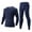Navy, variant on Thermal Underwear for Men Long Johns Thermal Lined Long Underwear Base Layer Set